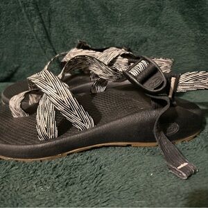 Chaco Striped Black and White Sandals Z Chaco size 8 women